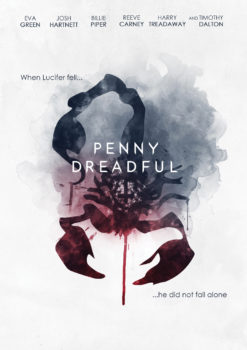 Penny Dreadful, He Did Not Fall Alone, Poster Illustration - Mtt Wood