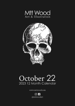 October ’22 (Inktober) 2023 Calendar - Mtt Wood