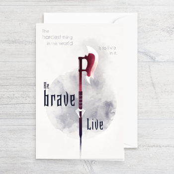 Buffy, Be Brave Live, Poster Illustration - Mtt Wood
